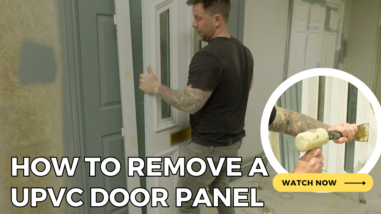 How to remove a UPVC door panel